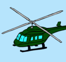 Dibujo Helicóptero  pintado por pedo