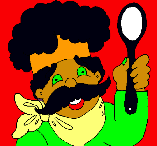 Chef con bigote