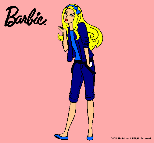 Barbie con look casual