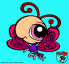 Dibujo Mariposa Littlest Pet Shop pintado por Mangeles