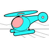 Dibujo Helicóptero pequeño pintado por Marclanne