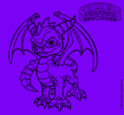 Dibujo Spyro pintado por hgffittgdgut