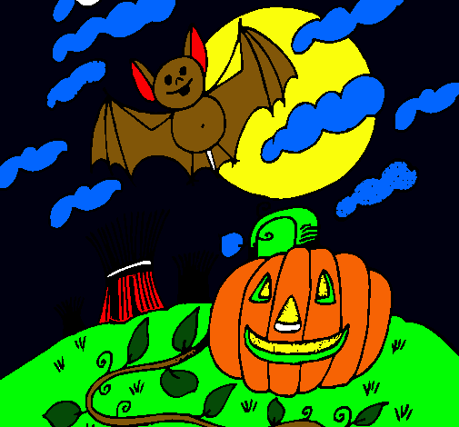 Paisaje de Halloween