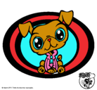 Dibujo Perrito Littlest Pet Shop pintado por naathyy