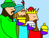 Dibujo Los Reyes Magos 3 pintado por lilipos