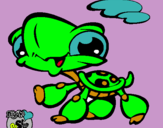 Dibujo Tortuga Littlest Pet Shop pintado por luisaben04