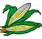 Dibujo Mazorca de maíz pintado por BUIO