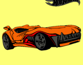 Dibujo Hot Wheels 3 pintado por RTan