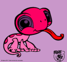 Dibujo Lagarto Littlest Pet Shop pintado por DorcasyUzi