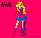 Dibujo Barbie rockera pintado por pamela324