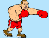 Dibujo Boxeador pintado por Leonidas100