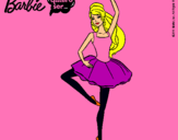 Dibujo Barbie bailarina de ballet pintado por jumi