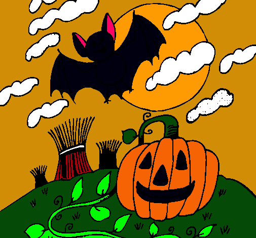 Paisaje de Halloween