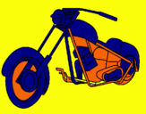 Dibujo Moto pintado por ghujyt