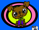 Dibujo Perrito Littlest Pet Shop pintado por PrinNadia