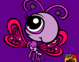 Dibujo Mariposa Littlest Pet Shop 2 pintado por prinxexa