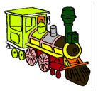 Dibujo Tren pintado por 235mkjnbhbcv