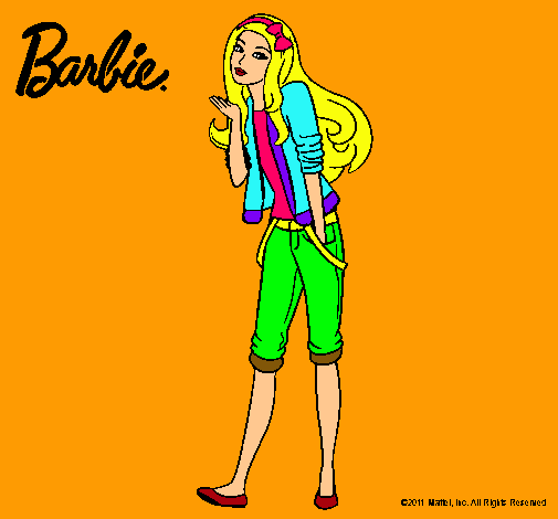 Barbie con look casual