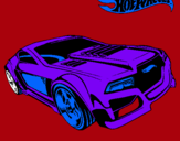 Dibujo Hot Wheels 5 pintado por moto