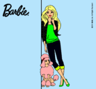 Dibujo Barbie con cazadora de cuadros pintado por Guaapaa