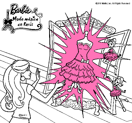 El vestido mágico de Barbie