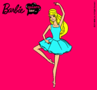 Dibujo Barbie bailarina de ballet pintado por Cayetana