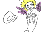 Dibujo Ángel pintado por rocioanahi29