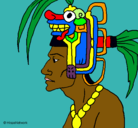 Dibujo Jefe de la tribu pintado por poox
