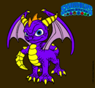 Dibujo Spyro pintado por adef