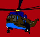 Dibujo Helicóptero al rescate pintado por Felipe7