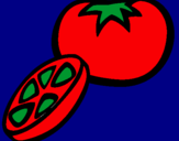 Dibujo Tomate pintado por vapadica02