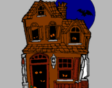 Dibujo Casa del misterio II pintado por tupac