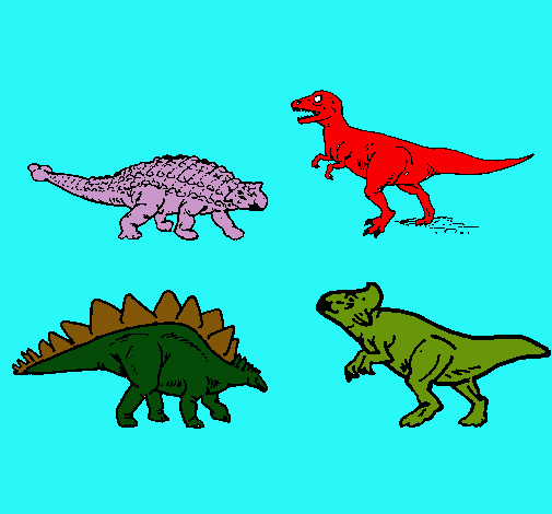 Dibujo Dinosaurios de tierra pintado por bruslessdf