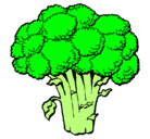 Dibujo Brócoli pintado por juzter