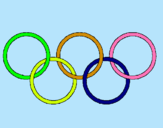 Dibujo Anillas de los juegos olimpícos pintado por Noelia3