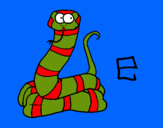 Dibujo Serpiente pintado por jesuuu