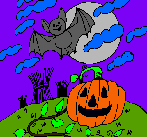 Paisaje de Halloween