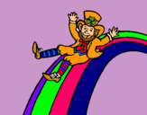 Dibujo Duende en el arco iris pintado por ashhhhhh