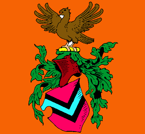 Escudo de armas y aguila 