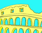 Dibujo Coliseo pintado por poiujh