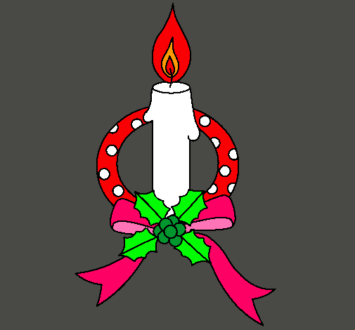 Vela de navidad III