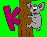 Dibujo Koala pintado por campamocha1