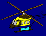 Dibujo Helicóptero  pintado por matildsa