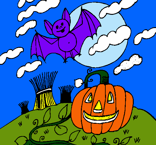 Paisaje de Halloween