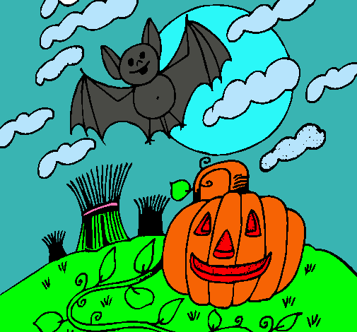 Paisaje de Halloween