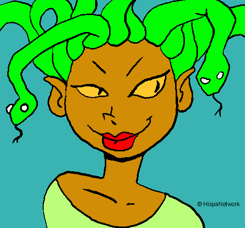 Mujer medusa