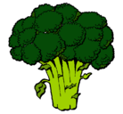 Dibujo Brócoli pintado por nomu