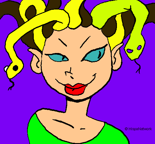 Mujer medusa