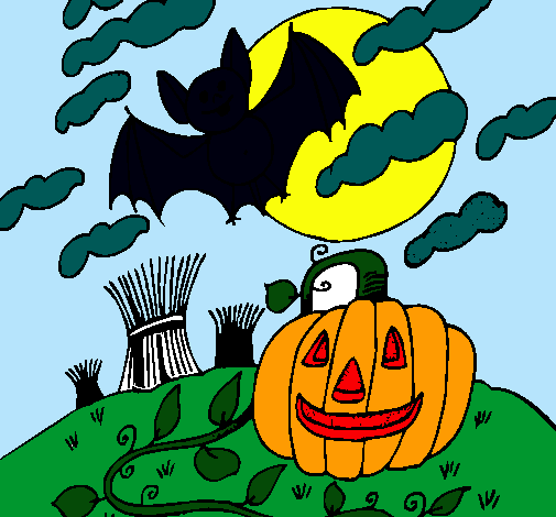 Paisaje de Halloween