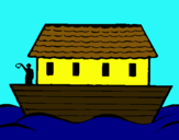 Dibujo Arca de Noe pintado por matildsa